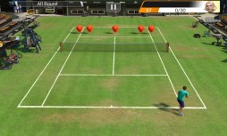 画像集#002のサムネイル/テニスゲーム「パワースマッシュチャレンジ」がauスマートパスで配信開始