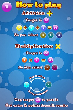 Addition & Multiplication Number Bubbles
