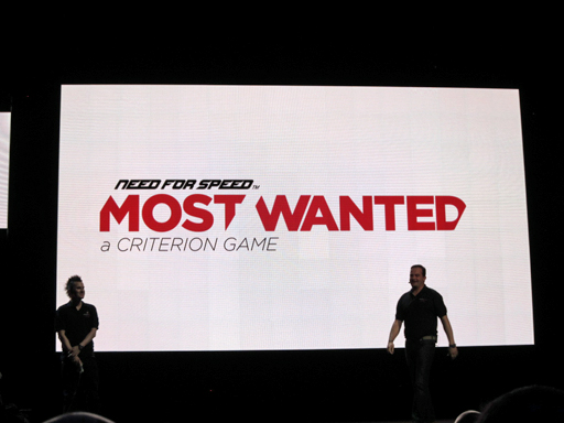 #020Υͥ/E3 2012ϥˡɡեԡɥ꡼ǿNeed for Speed: Most Wantedȯɽȯϡ֥С󥢥ȡץ꡼CRITERION GAMES