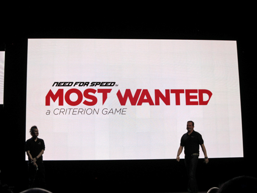 ꡼ No.020Υͥ / E3 2012ϥˡɡեԡɥ꡼ǿNeed for Speed: Most Wantedȯɽȯϡ֥С󥢥ȡץ꡼CRITERION GAMES