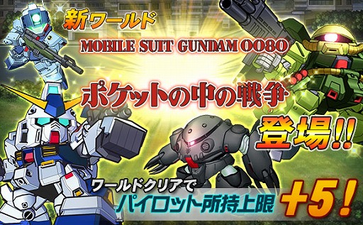 画像ギャラリー No.007のサムネイル画像 / 「SDガンダムオペレーションズ」，機動戦士ガンダム0080のワールドが追加