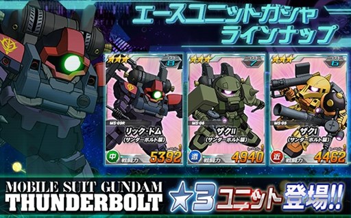画像ギャラリー No.005のサムネイル画像 / 「SDガンダムオペレーションズ」×「機動戦士ガンダム サンダーボルト」コラボイベント開催