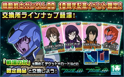 Sdガンダムオペレーションズ 機動戦士ガンダム00 の10周年を記念したイベント開催