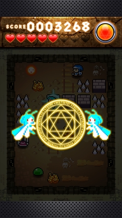 画像ギャラリー No.010のサムネイル画像 / “右曲がり”の勇者を導いてお宝を目指せ。スマホ向け勇者誘導ゲーム「ミチビケダンジョン」を紹介する「(ほぼ)日刊スマホゲーム通信」第739回