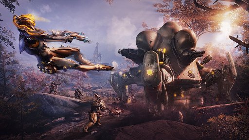 画像ギャラリー No.001のサムネイル画像 / 「Warframe」PC版で「エイドロンの草原」グラフィックスが強化。草原や木々,光の表現がよりリアルに
