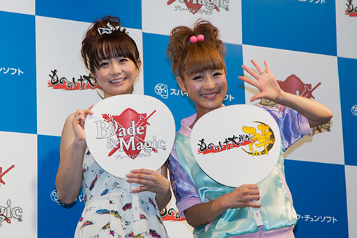 画像ギャラリー No.022のサムネイル画像 / スマートフォン向け「Blade & Magic」「もののけ大戦“陣”」概要が公開に。福田 萌さんと鈴木奈々さんによるデモプレイも披露されたイベントをレポート