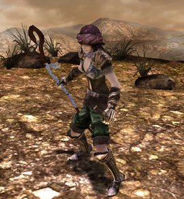 画像ギャラリー No.008のサムネイル画像 / 「Blade & Magic」登場する武器・防具の一部を紹介。武器によって異なる特徴や,コーディネートも楽しめる装備品を確認しよう