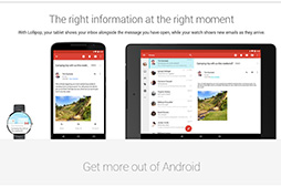 画像集#004のサムネイル/「Android 5.0」発表。搭載製品「Nexus 9」「Nexus 6」は国内でも近日発売
