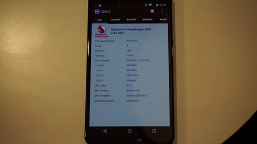 Nexus 6ư֤CPU-ZפǳǧƤߤȤ
