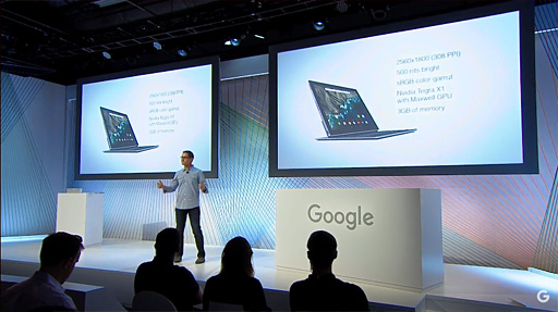 画像集 No.004のサムネイル画像 / Google，Android 6.0搭載の新型タブレット「Pixel C」。解像度2560×1800ドットの10.2インチ液晶搭載で499ドルから