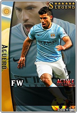 画像集#001のサムネイル/「モバサカ」,新たに「マンチェスターシティFC」所属選手のカードを配信開始