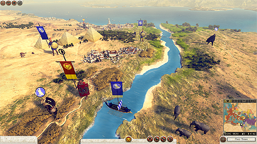 画像集#013のサムネイル/［E3 2013］「Total War: Rome II」のプレイアブルデモで「ナイルの戦い」を体験。カエサルを使ってボコボコにされてきた