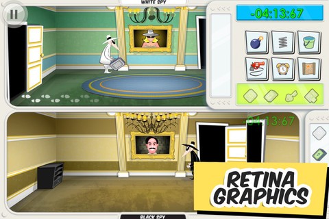 画像ギャラリー No.001のサムネイル画像 / 【8月1日のiOS向けアプリセール情報】相手を出し抜いてアイテムを回収するアクションゲーム「Spy Vs. Spy」が85円で配信中