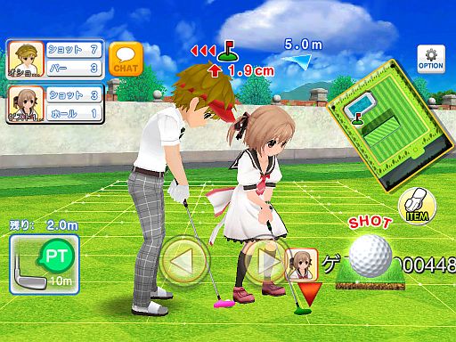 画像ギャラリー No.004のサムネイル画像 / iOS用「フレッシュ☆ゴルフ 青空いんぱくと!!」が配信。7月31日まで無料に