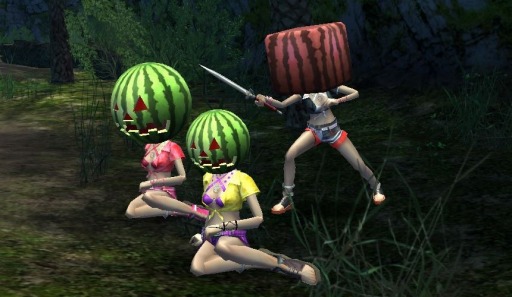 画像ギャラリー No.006のサムネイル画像 / 「アヴァベルオンライン」，期間限定「真夏のスイカ割りイベント」が本日スタート