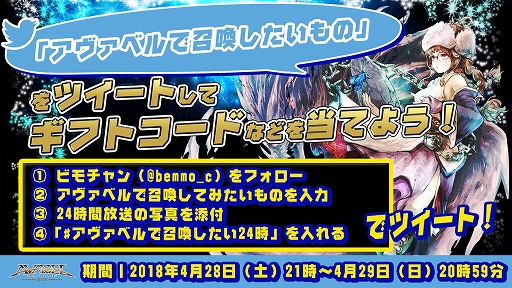 画像ギャラリー No.005のサムネイル画像 / 「アヴァベルオンライン」，4月28日21時から24時間公式生番組を放送