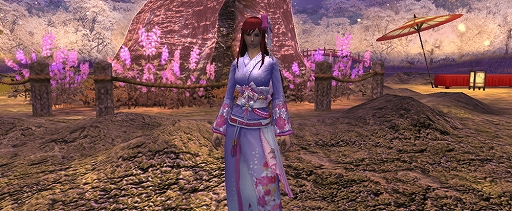 画像ギャラリー No.002のサムネイル画像 / 「アヴァベルオンライン」,季節限定イベント「満開花見温泉の繁忙期!」が開催中