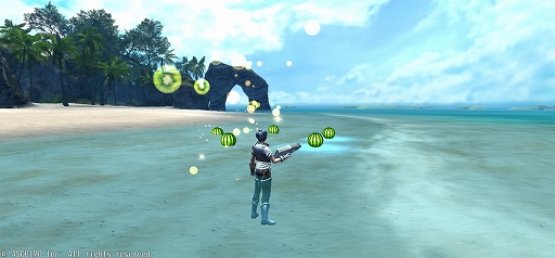 画像ギャラリー No.008のサムネイル画像 / 「アヴァベルオンライン」,スイカやかき氷の新アバターが登場する夏イベント“極限納涼祭”を開催