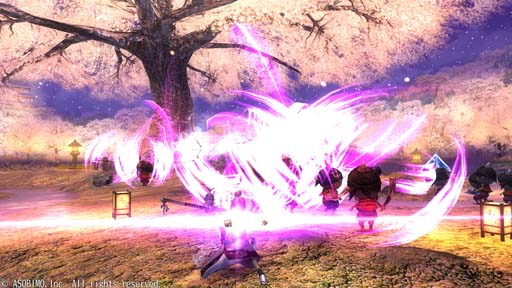 画像ギャラリー No.002のサムネイル画像 / 「アヴァベルオンライン」,花見イベント“サクラ防衛戦線!”開催中。強力な武具「メビウスシリーズ」の獲得チャンス