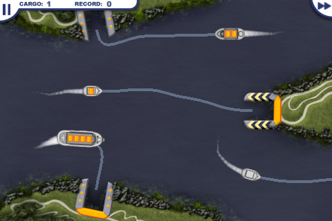 画像ギャラリー No.004のサムネイル画像 / 往来する船で大忙しな港を管理せよ。iOS向けパズル「Harbor Master」を紹介する「(ほぼ)日刊スマホゲーム通信」第23回