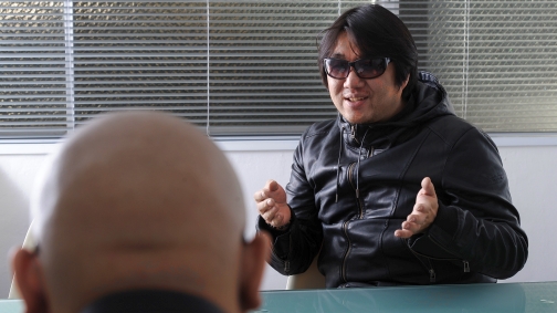 画像ギャラリー No.021のサムネイル画像 / 最新作「BLAZBLUE CHRONOPHANTASMA」で,アークシステムワークスは何を目指すのか。稼働初日の秋葉原で森Pに聞いてみた