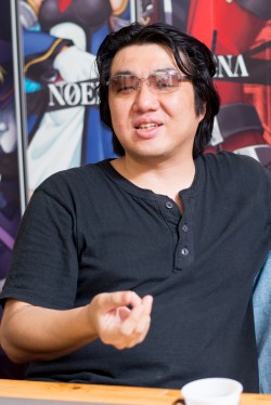 画像集#010のサムネイル/シリーズ再始動を告げるスピンオフ小説「BLAZBLUE ブラッドエッジ エクスペリエンス」。ここから始まる新展開について,森Pと著者・駒尾氏に聞いてきた