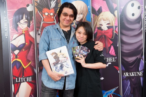 画像集#015のサムネイル/シリーズ再始動を告げるスピンオフ小説「BLAZBLUE ブラッドエッジ エクスペリエンス」。ここから始まる新展開について,森Pと著者・駒尾氏に聞いてきた