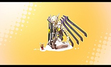 画像集#026のサムネイル/AC版「BLAZBLUE CHRONOPHANTASMA」,秋のバージョンアップで「セリカ=A=マーキュリー」と「Λ-No.11-(ラムダ)」が参戦