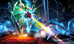 画像集#046のサムネイル/AC版「BLAZBLUE CHRONOPHANTASMA」,秋のバージョンアップで「セリカ=A=マーキュリー」と「Λ-No.11-(ラムダ)」が参戦