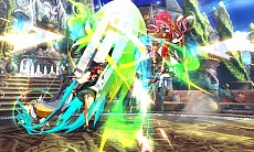 画像集#051のサムネイル/AC版「BLAZBLUE CHRONOPHANTASMA」,秋のバージョンアップで「セリカ=A=マーキュリー」と「Λ-No.11-(ラムダ)」が参戦