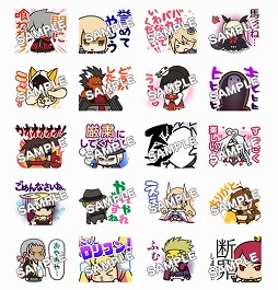 画像集#002のサムネイル/「BLAZBLUE CHRONOPHANTASMA」のちびキャラがLINEスタンプに登場