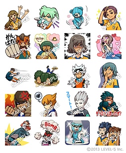 画像ギャラリー No.004のサムネイル画像 / 「イナズマイレブン」シリーズのLINE向けスタンプ第2弾が本日配信スタート
