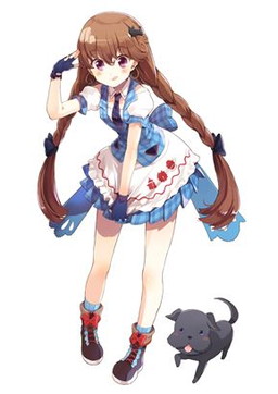 画像ギャラリー No.002のサムネイル画像 / 「ソラノヴァ」に「三国ベースボール」とのコラボペット，ドロシー（白）が登場