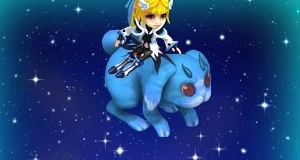 画像ギャラリー No.004のサムネイル画像 / 「ソラノヴァ」に青いウサギの乗り物“青兎キュリィ”が登場