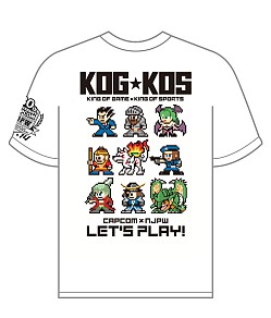 画像ギャラリー No.002のサムネイル画像 / カプコン,新日本プロレスとのコラボTシャツに30周年記念デザインが登場