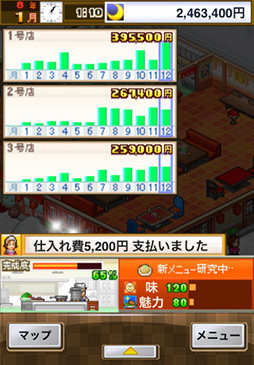 画像ギャラリー No.009のサムネイル画像 / 目指せ地域ナンバーワン! スマートフォン向け経営シミュレーション「大盛グルメ食堂」を取り上げる「(ほぼ)日刊スマホゲーム通信」第38回