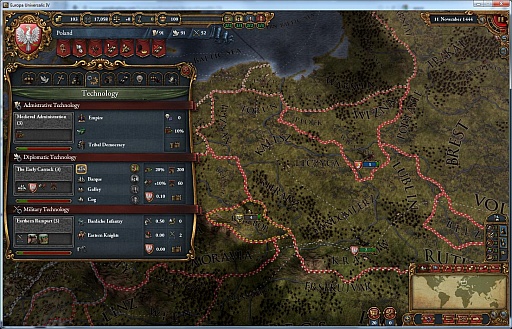 画像ギャラリー No.002のサムネイル画像 / 「Europa Universalis IV」の最新ビデオダイアリーが公開。テクノロジー開発にも新たな要素を導入へ