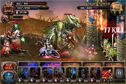 画像ギャラリー No.003のサムネイル画像 / 「Dark Saint」が期間限定で無料配信。4種族の仲間を召喚して城を守ろう