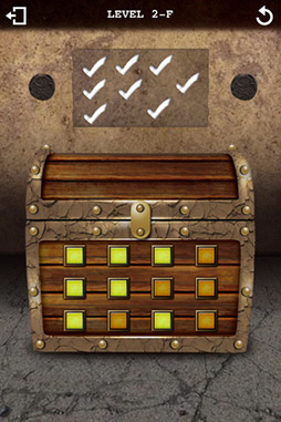 画像ギャラリー No.009のサムネイル画像 / 難解な謎が仕掛けられた宝箱を開けまくれ! iOS向けパズル「The 宝箱」を取り上げる「(ほぼ)日刊スマホゲーム通信」第46回