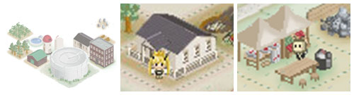 画像ギャラリー No.001のサムネイル画像 / 街づくりゲーム「ドット・イーストの開拓民」が8月29日にサービス開始