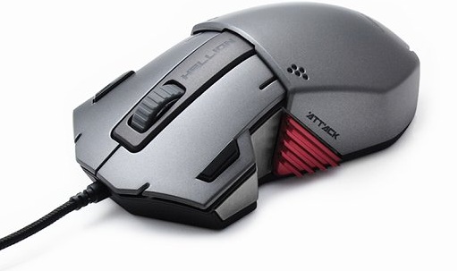 画像ギャラリー No.001のサムネイル画像 / Cherry青軸採用のサイドボタンを持つゲーマー向けマウス「Hellion」が9月19日に国内発売