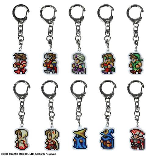 FF」のドット絵がキーホルダーに。29種セットを数量限定で9月下旬に発売