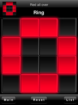 画像ギャラリー No.006のサムネイル画像 / すべてのパネルを赤に! スマートフォン向けパズルゲーム「赤一色にせよ!」を紹介する「(ほぼ)日刊スマホゲーム通信」第53回
