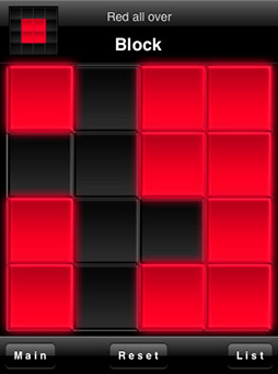 画像ギャラリー No.008のサムネイル画像 / すべてのパネルを赤に! スマートフォン向けパズルゲーム「赤一色にせよ!」を紹介する「(ほぼ)日刊スマホゲーム通信」第53回
