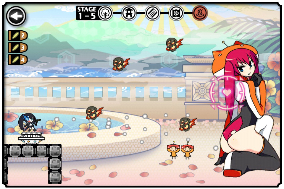 画像集 004 Ios向けアプリ ぷちっと ロックシューター セクシー惑星の謎を追え