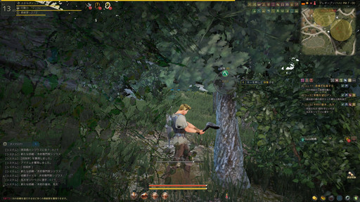 ���������꡼ No.032�Υ���ͥ������ / MMORPG�ֹ��������פ������ϡ��ץ쥤�䡼��ͷ���������̵�¤ι�����򸫤��롣�ץ쥪���ץ�ƥ��ȼ»ܤ��褬�����ץ쥤��ݡ��Ȥ��Ϥ����褦