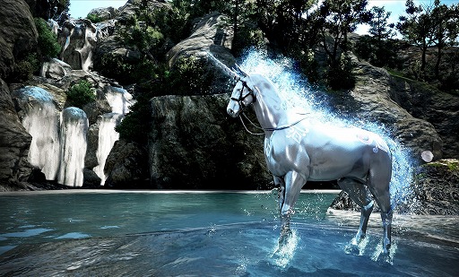 画像ギャラリー No.001のサムネイル画像 / 「黒い砂漠」,新たな幻想馬“微睡みのディネ”を実装