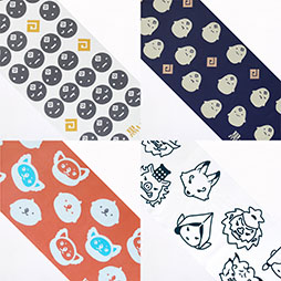 画像ギャラリー No.002のサムネイル画像 / 「黒い砂漠」,注染を用いたコラボ手ぬぐいをリリース