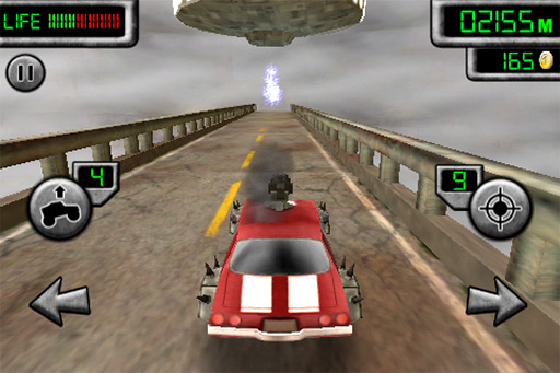 画像ギャラリー No.003のサムネイル画像 / ゾンビ達をはねのけながら荒野を駆け抜ける。iOS向けアクションレース「The Last Driver」を紹介する「(ほぼ)日刊スマホゲーム通信」第56回