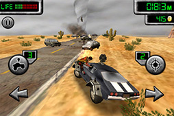 画像ギャラリー No.004のサムネイル画像 / ゾンビ達をはねのけながら荒野を駆け抜ける。iOS向けアクションレース「The Last Driver」を紹介する「(ほぼ)日刊スマホゲーム通信」第56回